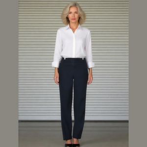 INC International Concepts black flat front trousers, size 6